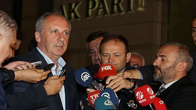 Cumhurbaşkanı adayı İnce: 'Koltuk haberlerine itibar etmeyin'