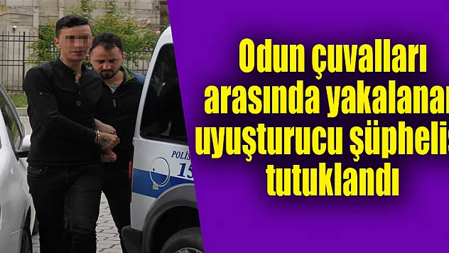 Odun çuvalları arasında yakalanan uyuşturucu şüphelisi tutuklandı 