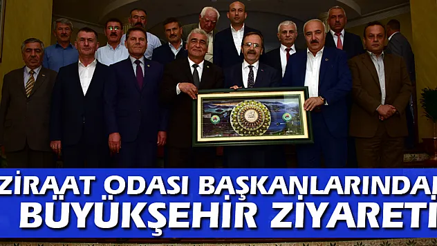 ZİRAAT ODASI BAŞKANLARINDAN BÜYÜKŞEHİR ZİYARETİ
