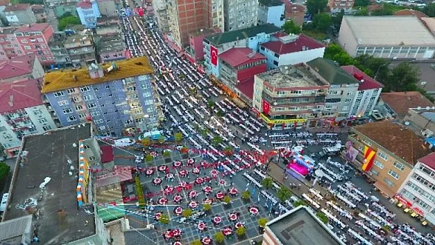 Samsun'un en büyük iftar sofrası