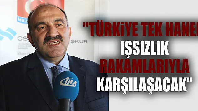 İŞKUR Genel Müdürü Uzunkaya: 'Türkiye tek haneli işsizlik rakamlarıyla karşılaşacak' 