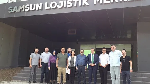 Alaçam MYO yetkilileri Lojistik Merkezinde 