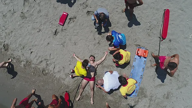 Cankurtaran tatbikatı gerçek sanıldı