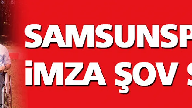 Samsunspor'da imza şov sürüyor