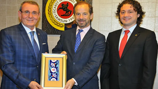 Arjantin Başkonsolosu Rivera, Samsun TSO'da