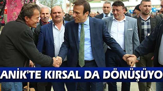 Canik'te kırsal da dönüşüyor