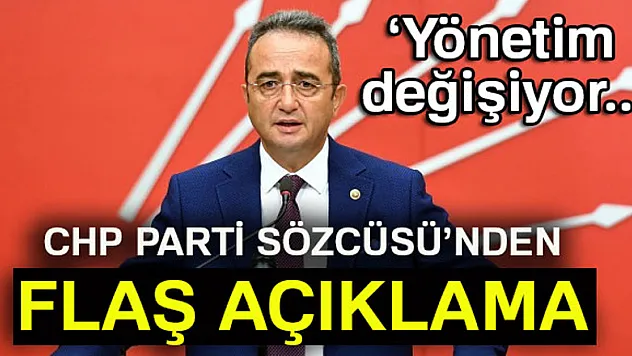 CHP Parti Sözcüsü Bülent Tezcan: 'Kılıçdaroğlu yeni çalışma ekibi oluşturuyor'