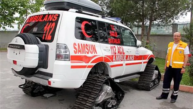 Samsun'a ikinci paletli ambulans gönderildi