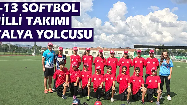 U-13 Softbol Milli Takımı İtalya  Yolcusu
