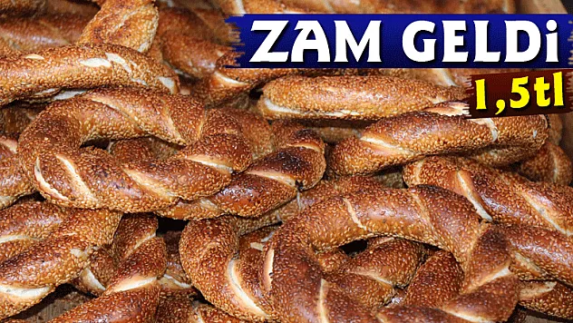 Samsun'da simide yüzde 50 zam