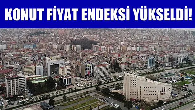 Konut fiyat endeksi yükseldi !