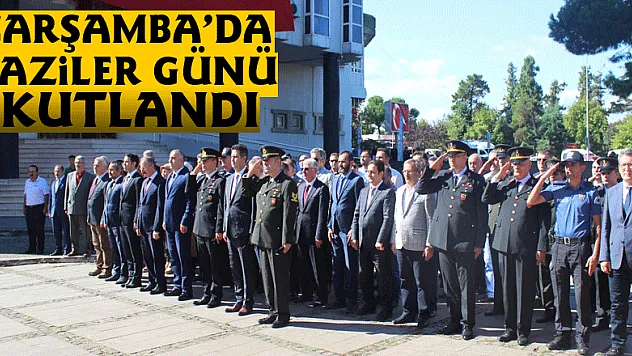 Çarşamba'da Gaziler Günü kutlandı