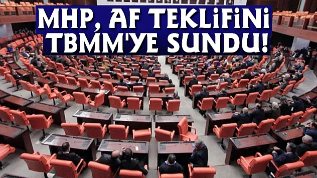 MHP, af teklifini TBMM'ye sundu!