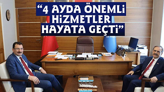 Başkan Zihni Şahin: '4 ayda önemli hizmetler hayata geçti'