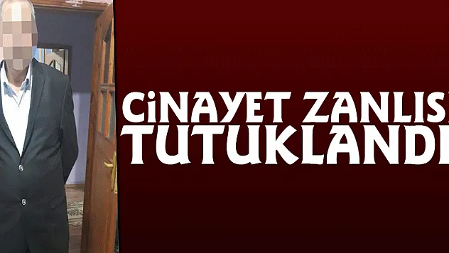 Cinayet Zanlısı tutuklandı!