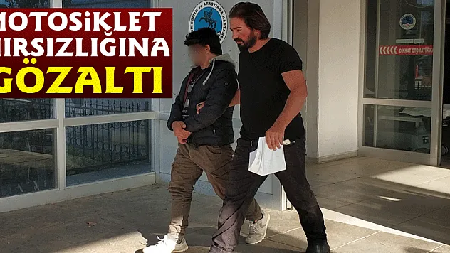 Motosiklet hırsızlığına gözaltı