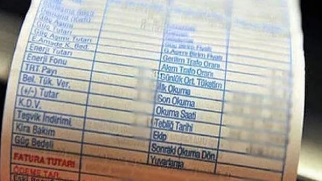 Elektrik faturasında yeni dönem