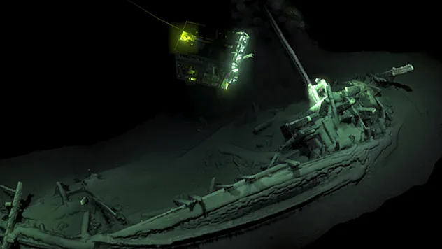 Dünyanın en eski dokunulmamış gemi enkazı Karadeniz'de bulundu