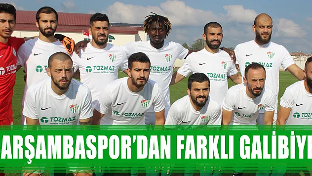 ÇARŞAMBASPOR'DAN FARKLI GALİBİYET
