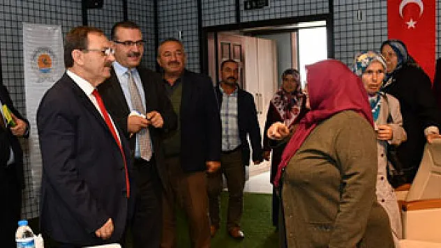 Başkan Şahin: 'Üreten kadınların yanındayız'