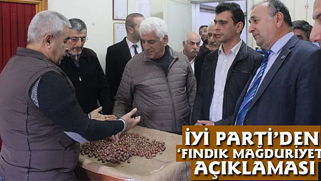 İyi Parti'den 'Fındık Mağduriyeti' açıklaması