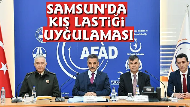 Samsun'da kış lastiği uygulaması