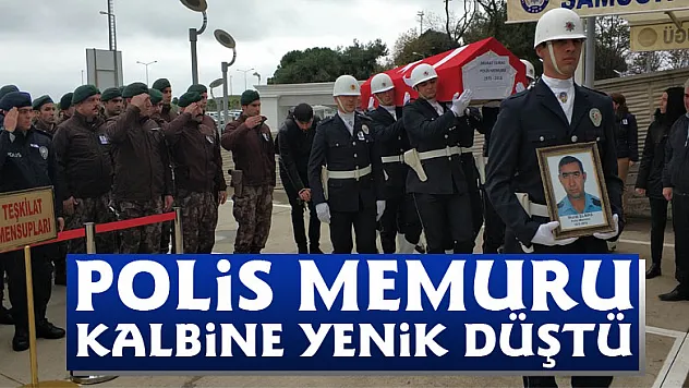 Polis memuru kalbine yenik düştü