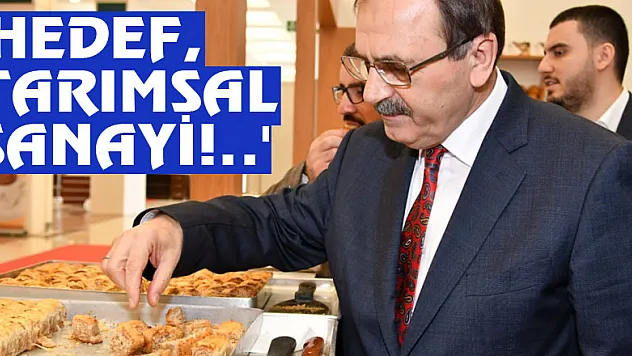 Başkan Zihni Şahin, Gıda Fuarı'nda Tarım A.Ş.'yi anlattı