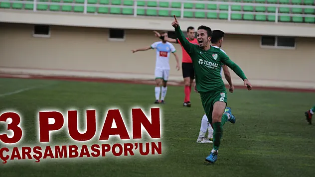 3 PUAN ÇARŞAMBASPOR'UN