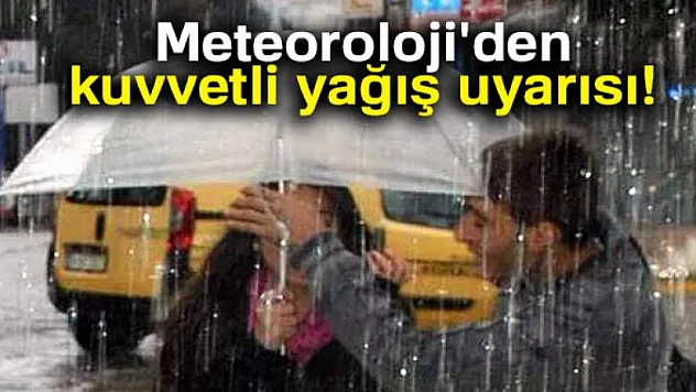 Meteoroloji'den kuvvetli yağış uyarısı! |3 Aralık yurtta hava durumu