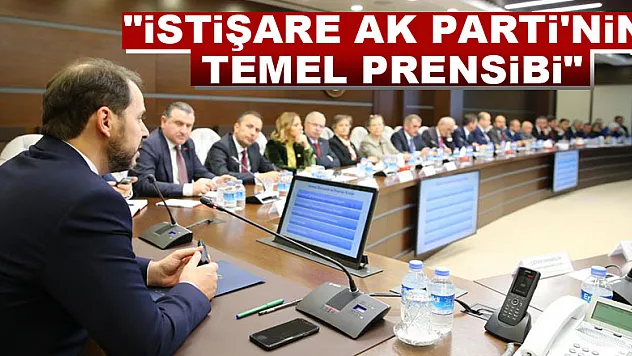 'İstişare AK Parti'nin temel prensibi'