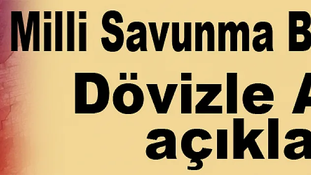 Milli Savunma Bakanlığı, dövizle askerlikle ilgili duyuru yayımladı.