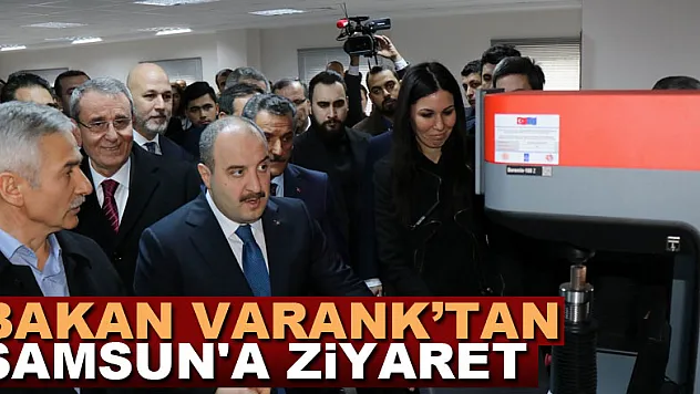 Bakan Varank'tan Samsun'a ziyaret