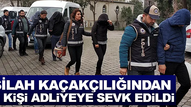 Samsun'da silah kaçakçılığından 6 kişi adliyeye sevk edildi