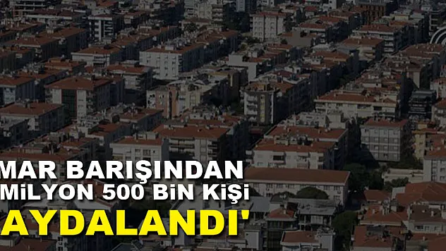 Bakan Kurum: 'İmar barışından 9 milyon 500 bin kişi faydalandı'