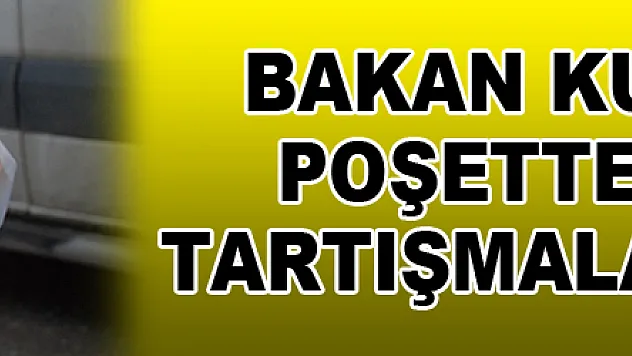 Bakan Kurum'dan poşette reklam tartışmalarına yanıt