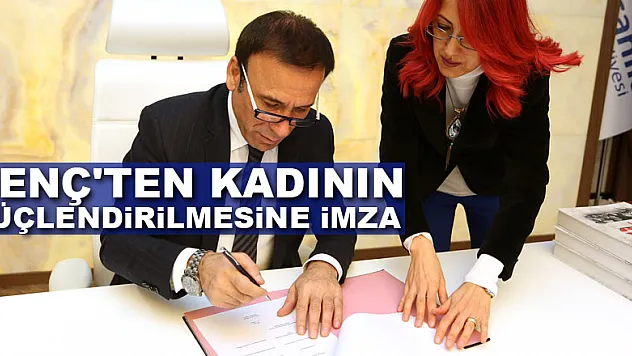 Genç'ten kadının güçlendirilmesine imza