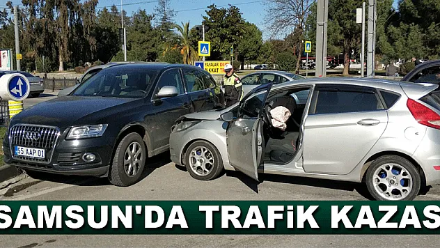 Samsun'da trafik kazası: 1 yaralı