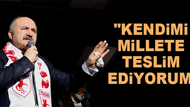 Usta: 'Kendimi millete teslim ediyorum'