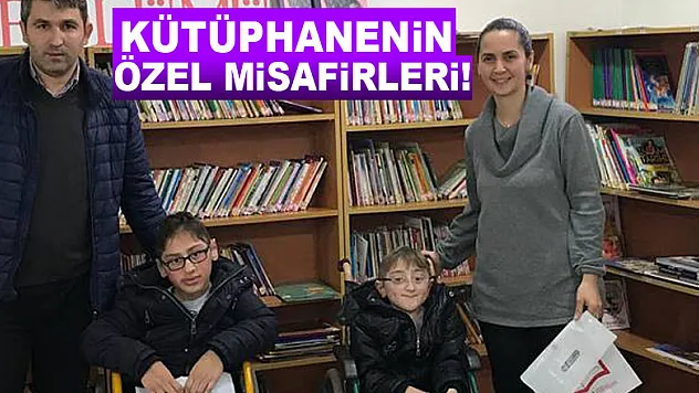 Kütüphanenin özel misafirleri!