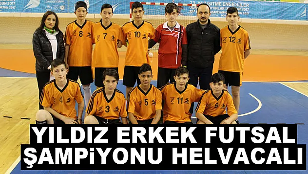 Yıldız Erkek Futsal Şampiyonu Helvacalı