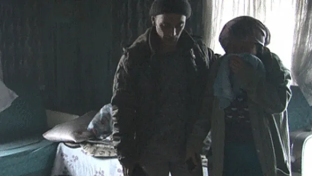 Evi yanan kadının gözyaşları