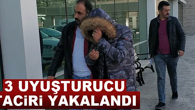 Samsun'da 3 uyuşturucu taciri yakalandı