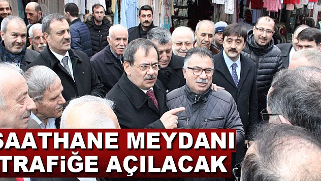 Mustafa Demir Saathane Meydanı trafiğe açılacak