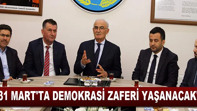  Yılmaz: '31 Mart'ta demokrasi zaferi yaşanacak' 