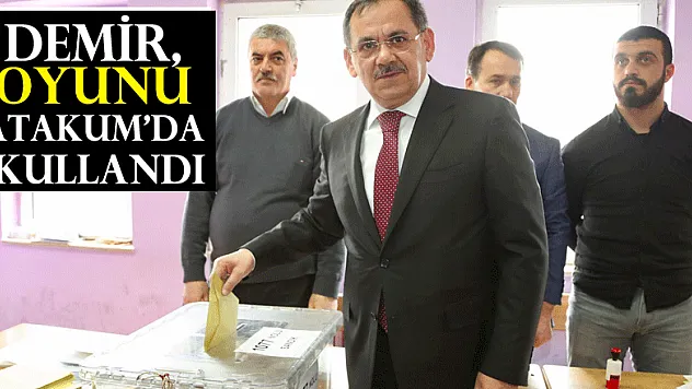 Demir, oyunu Atakum'da kullandı