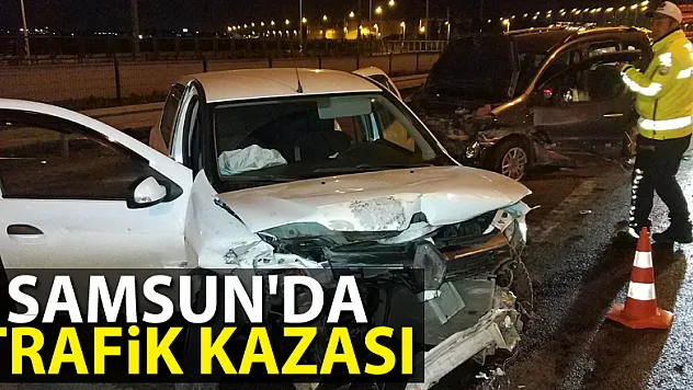 Samsun'da trafik kazası: 6 yaralı