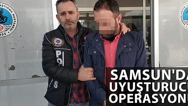 Samsun'da uyuşturucu operasyonu: 3 gözaltı