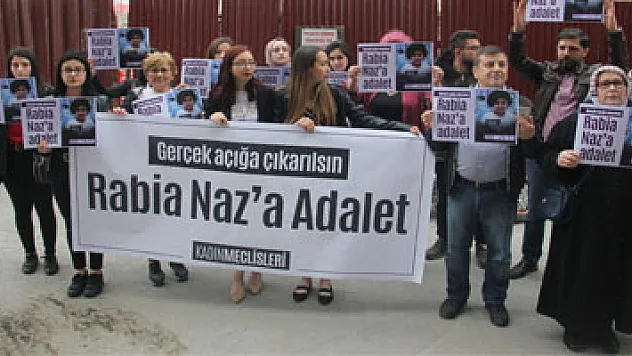 Rabia Naz'a adalet için toplandılar
