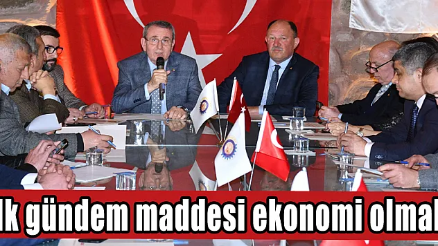 Murzioğlu: 'İlk gündem maddesi ekonomi olmalı' 